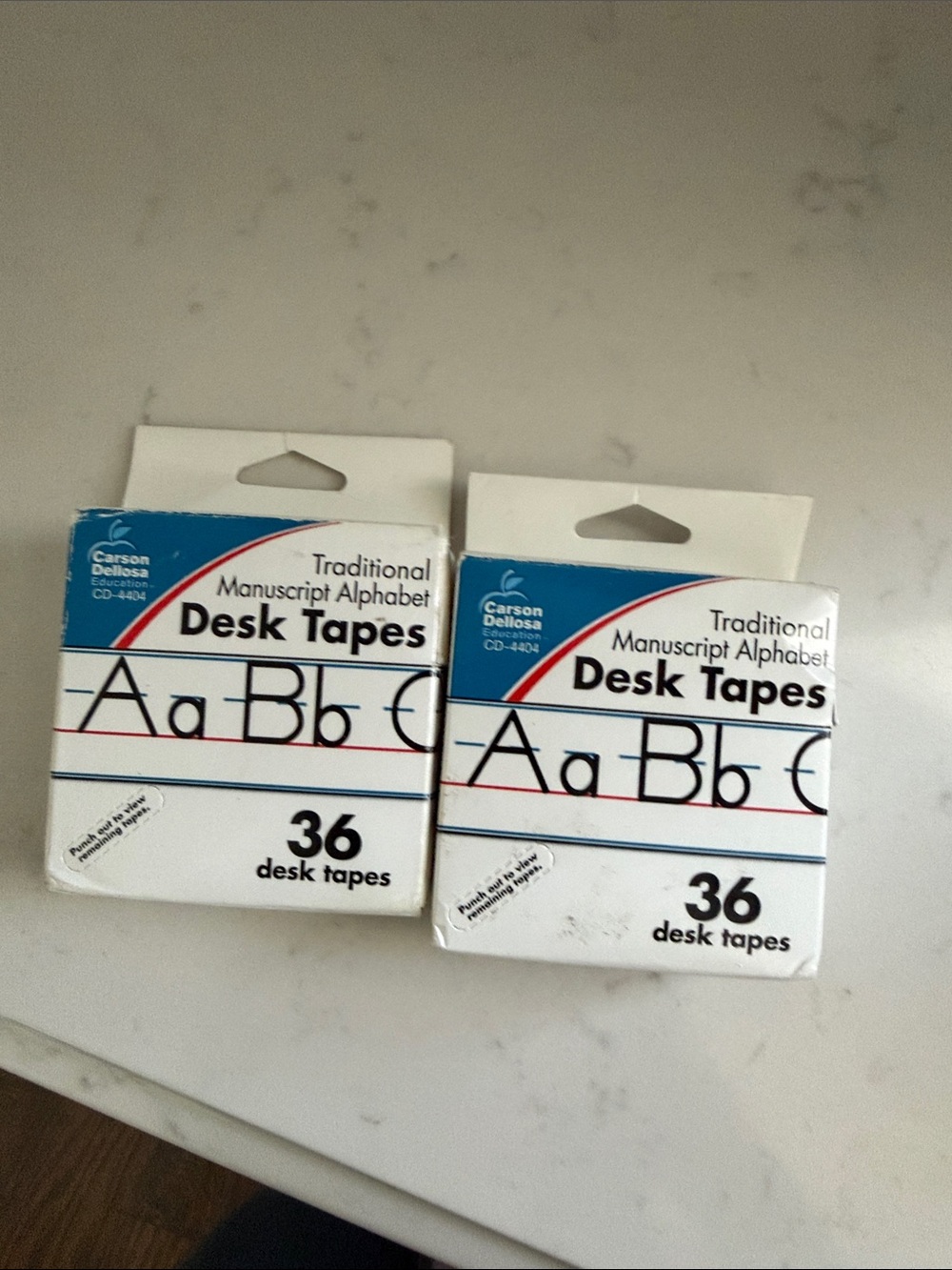 36 plus sticky letter desk tapes